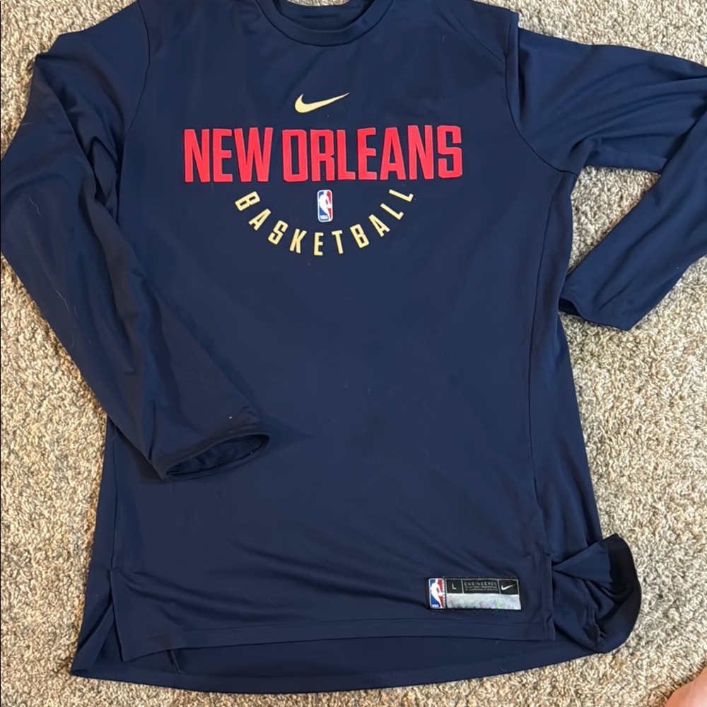 Nike Blue Long Sleeve New Orleans Tee